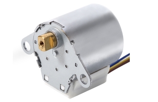 Geared stepping motor