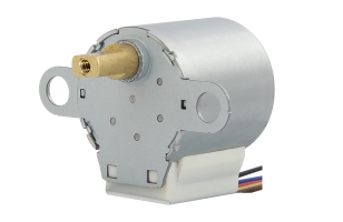 Geared stepping motor