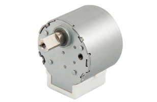 Geared stepping motor