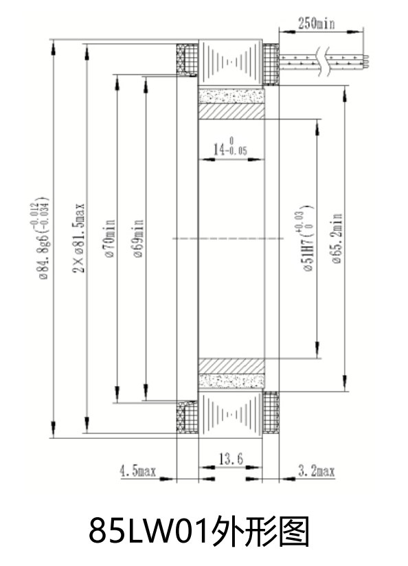 無(wú)刷力矩電機(jī)85LW01(圖2)